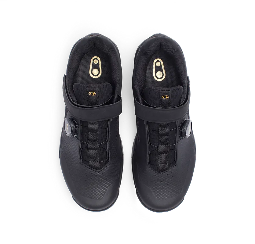 Crankbrothers Shoes Mallet E Boa Black / Gold - Black outsole