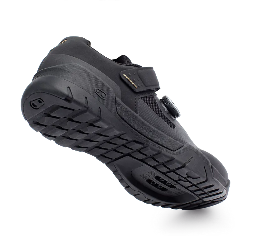 Crankbrothers Shoes Mallet E Boa Black / Gold - Black outsole