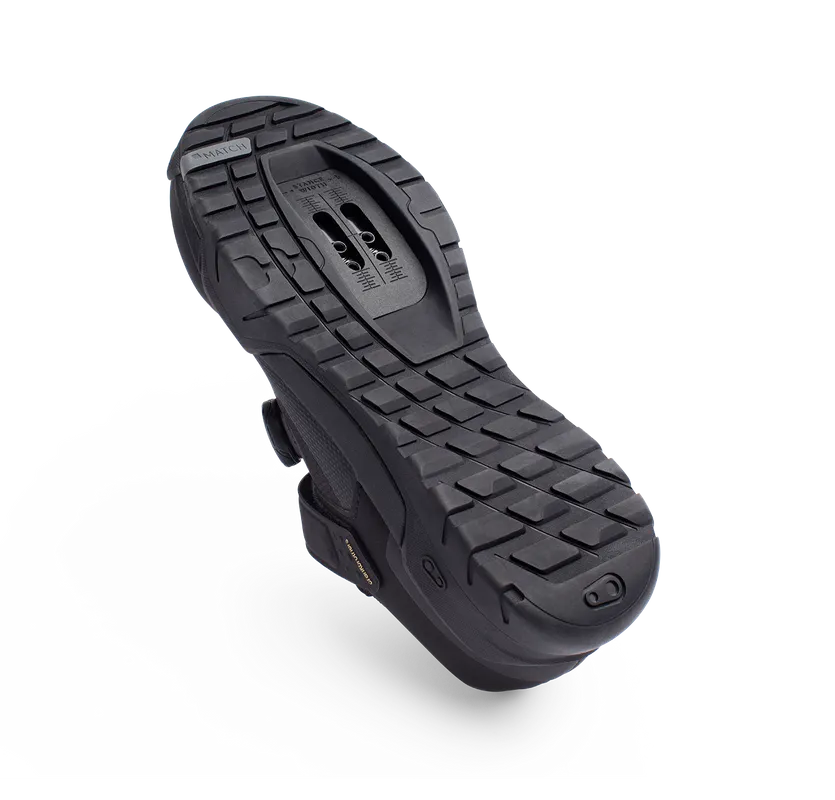Crankbrothers Shoes Mallet E Boa Black / Gold - Black outsole