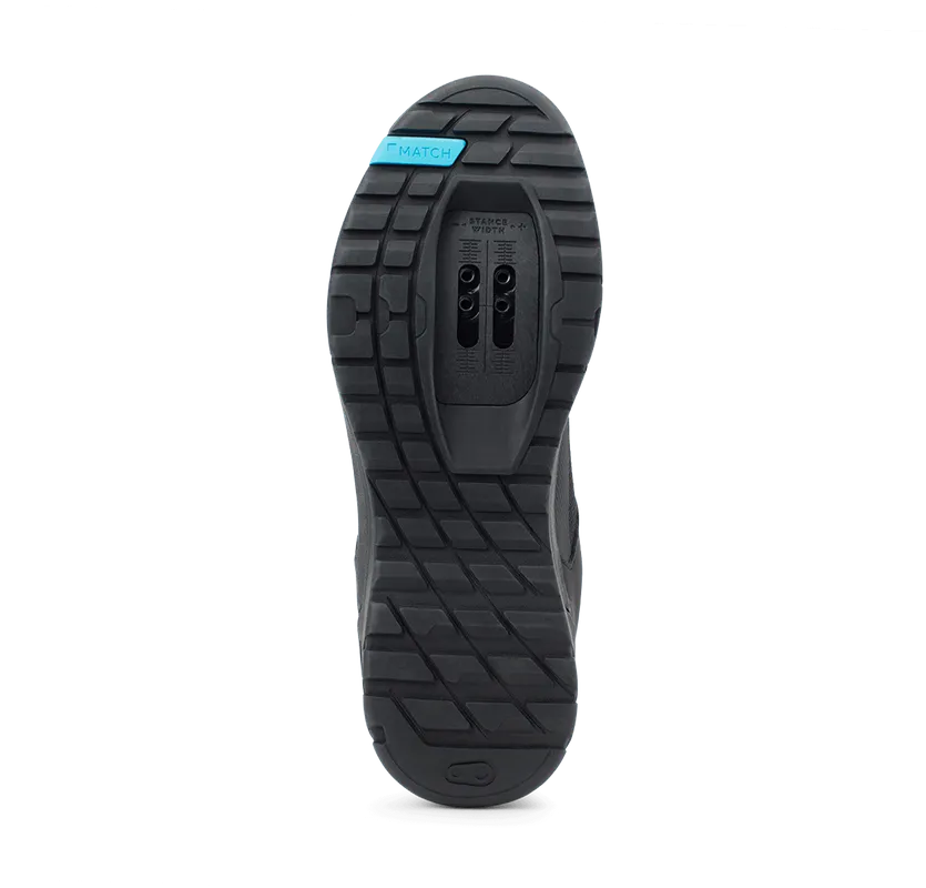 Crankbrothers Shoes Mallet E Lace Black / Blue - Black outsole
