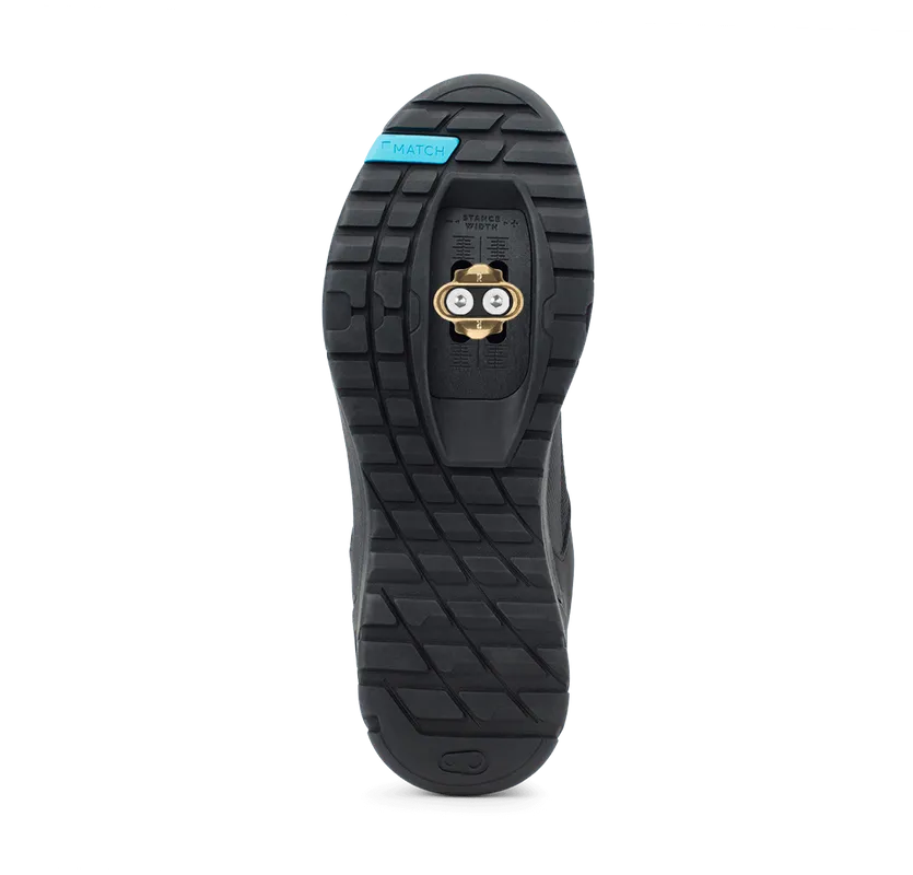 Crankbrothers Shoes Mallet E Lace Black / Blue - Black outsole