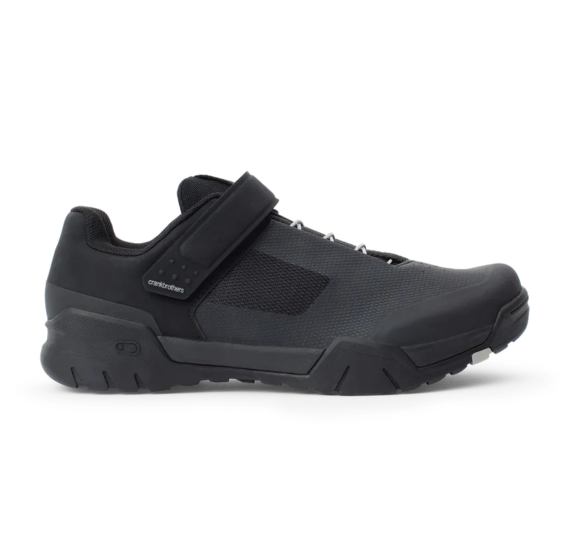 Crankbrothers Shoes Mallet E Speedlace Black / Silver - Black outsole