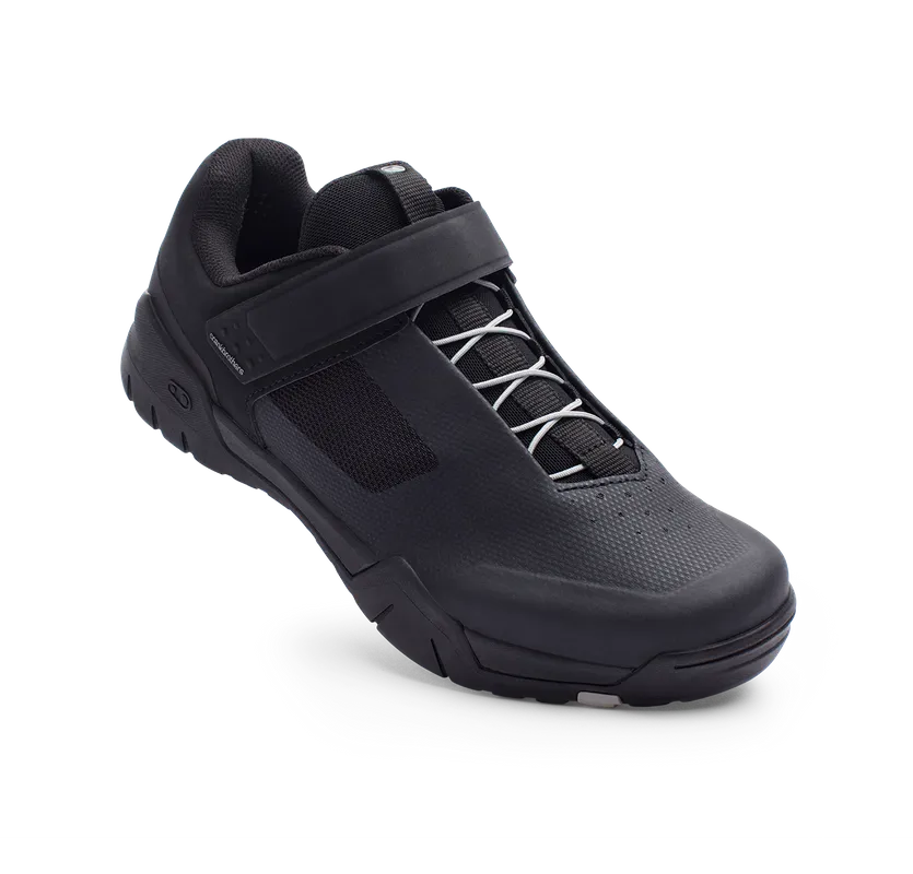 Crankbrothers Shoes Mallet E Speedlace Black / Silver - Black outsole