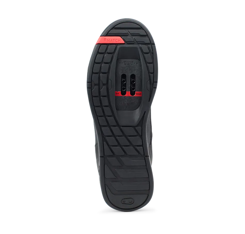 Crankbrothers Shoes Mallet Lace Black / Red - Black outsole
