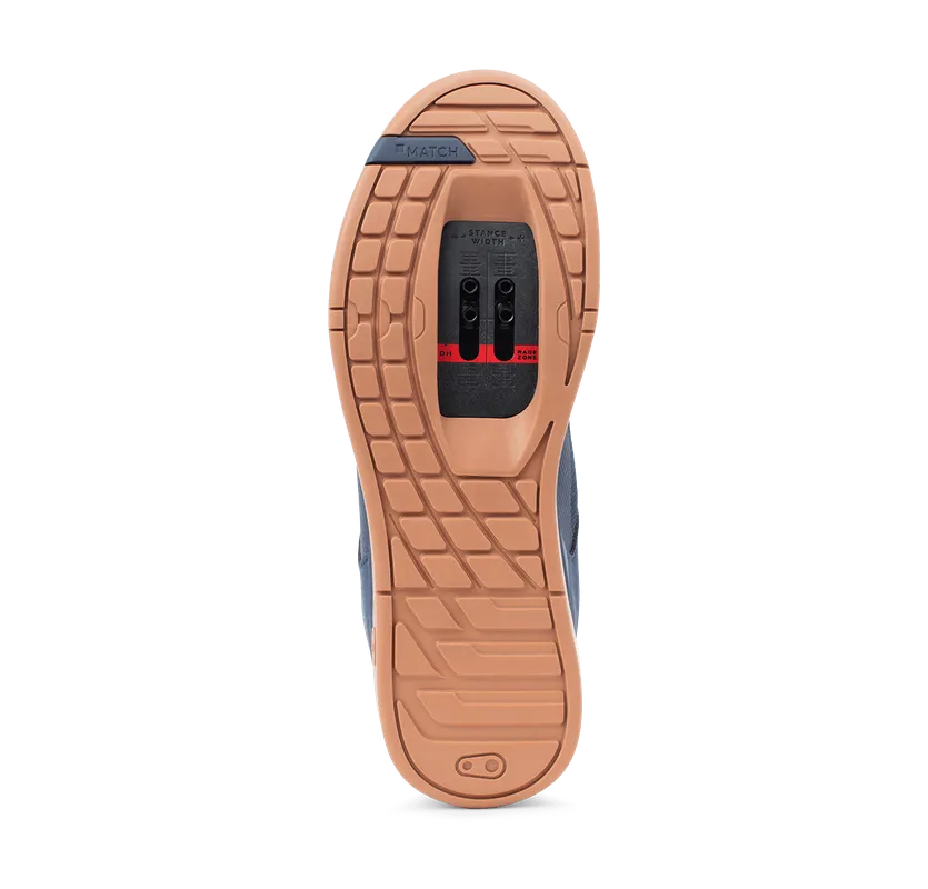 Crankbrothers Shoes Mallet Lace Navy / Silver - Gum outsole