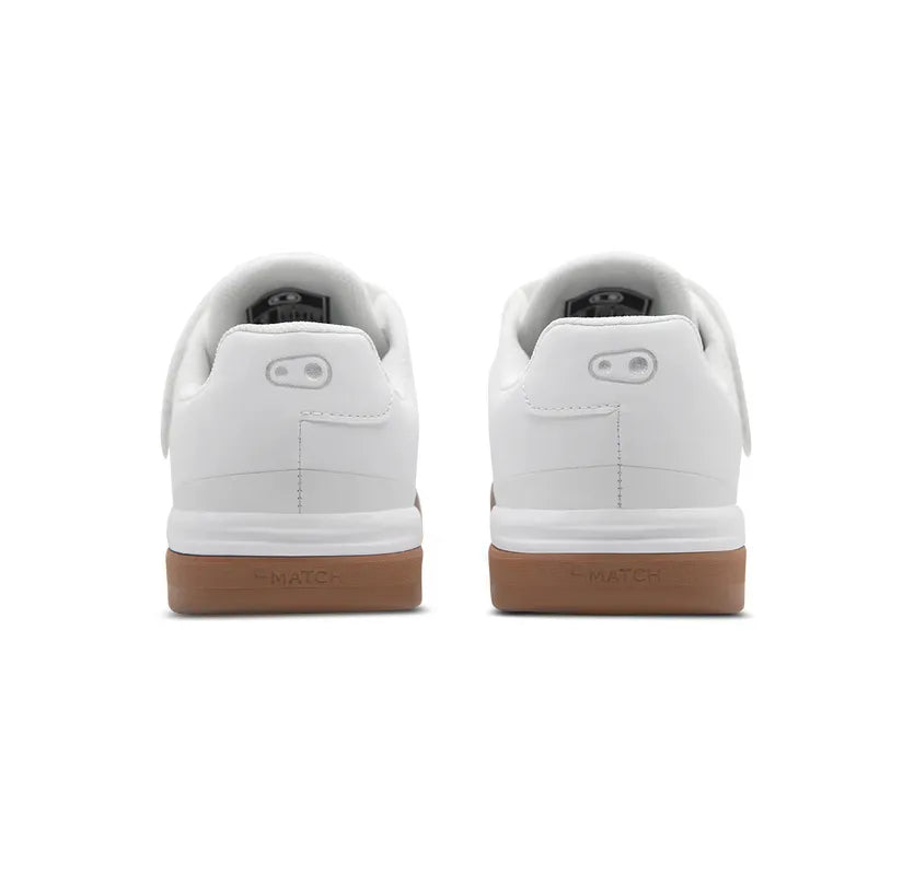 Crankbrothers Shoes Stamp Boa White / Black Splatter - Gum outsole