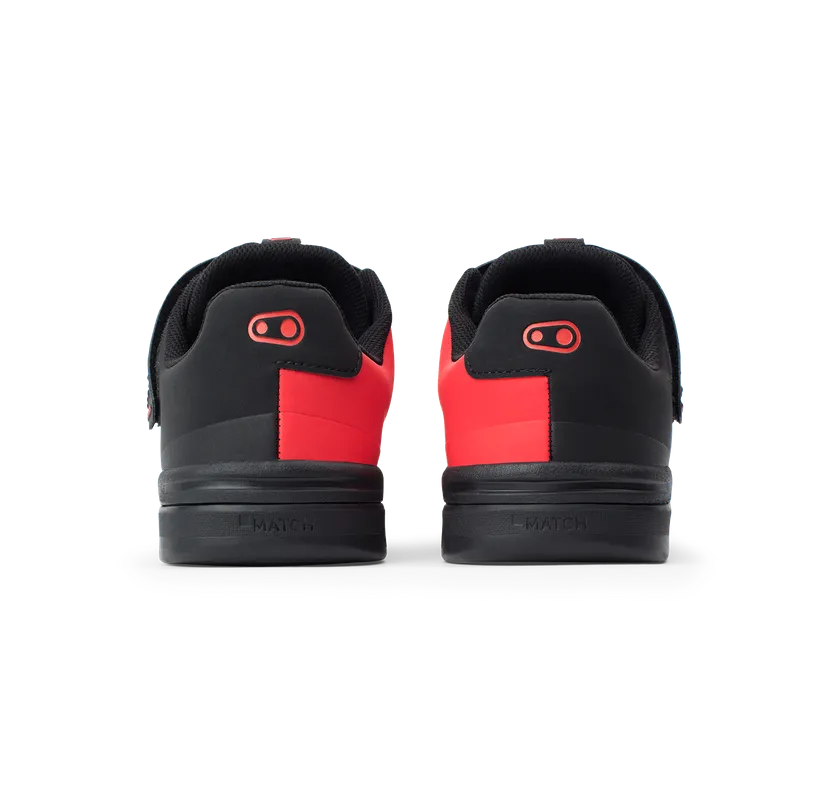 Crankbrothers Shoes Stamp Speedlace Grey / Red - Black outsole