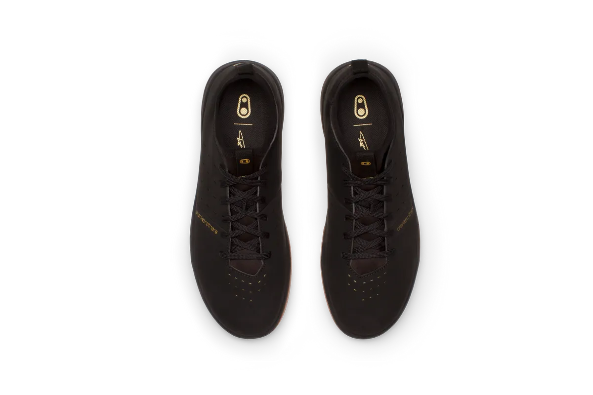 Crankbrothers Shoes Stamp Street Black / Gold - Gum outsole Fabio Wibmer