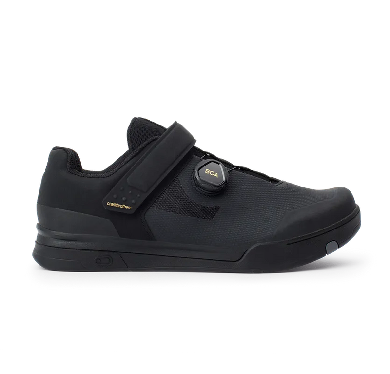 Crankbrothers Shoes Mallet Boa Black / Gold - Black outsole