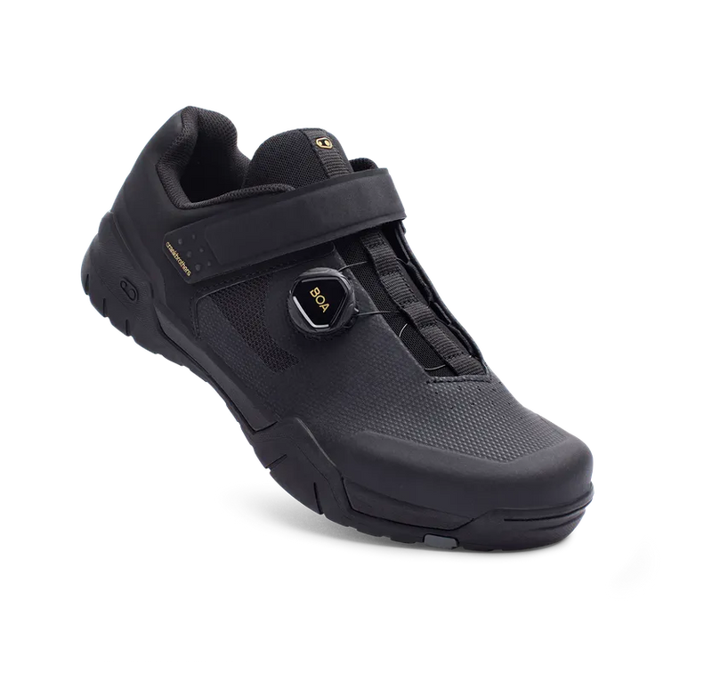 Crankbrothers Shoes Mallet E Boa Black / Gold - Black outsole