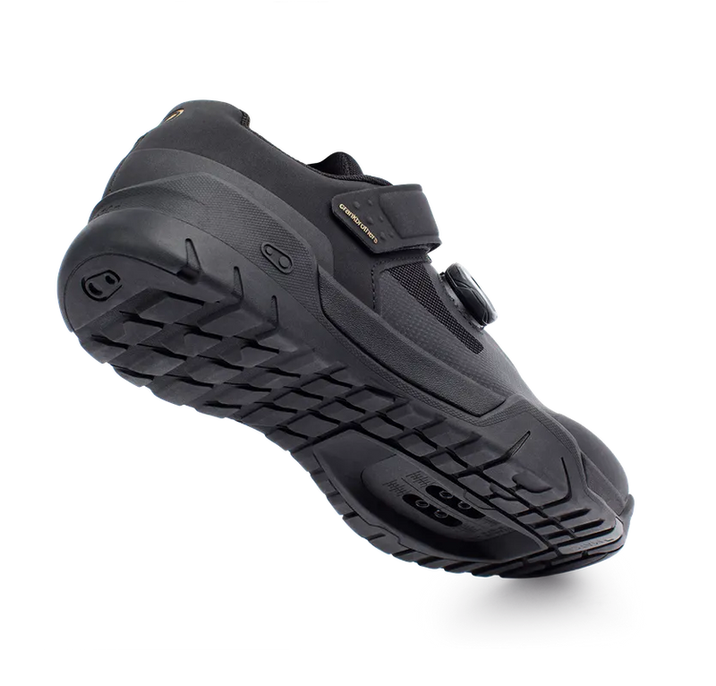 Crankbrothers Shoes Mallet E Boa Black / Gold - Black outsole