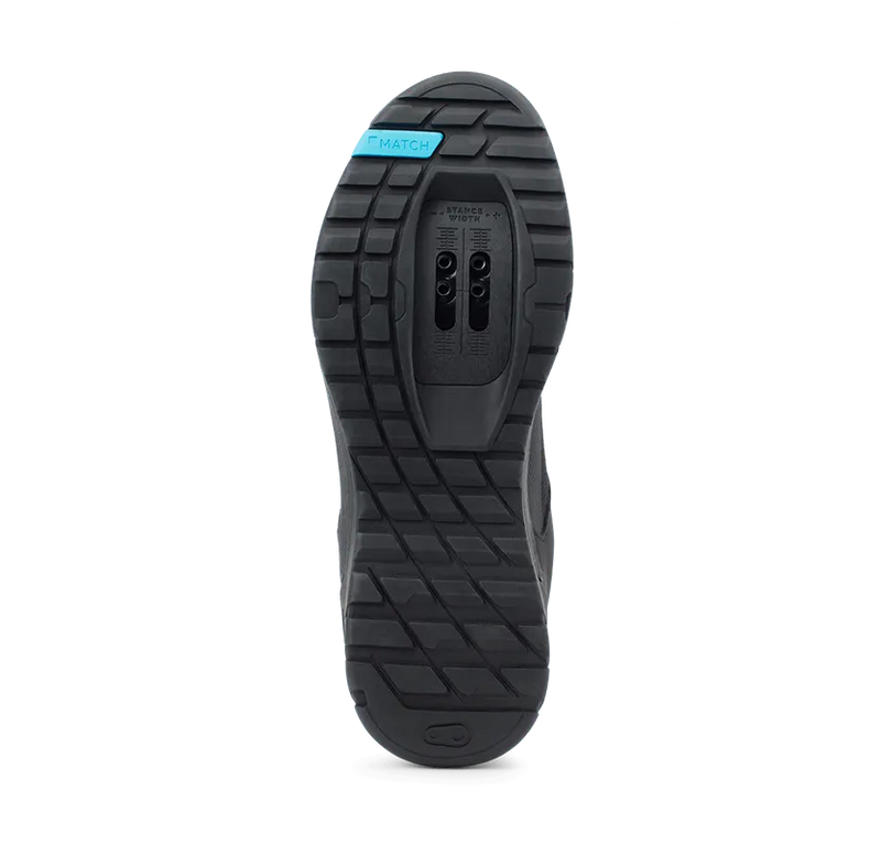 Crankbrothers Shoes Mallet E Lace Black / Blue - Black outsole