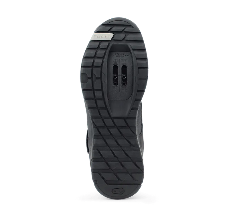 Crankbrothers Shoes Mallet E Speedlace Black / Silver - Black outsole