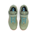 Crankbrothers Shoes Mallet E Speedlace Green / Blue - Gum outsole