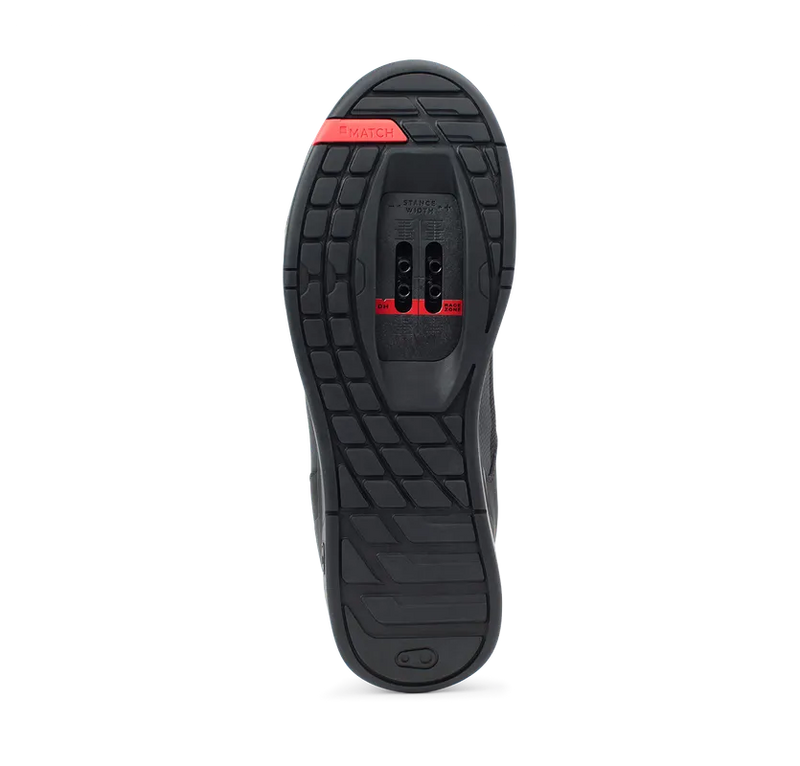 Crankbrothers Shoes Mallet Lace Black / Red - Black outsole