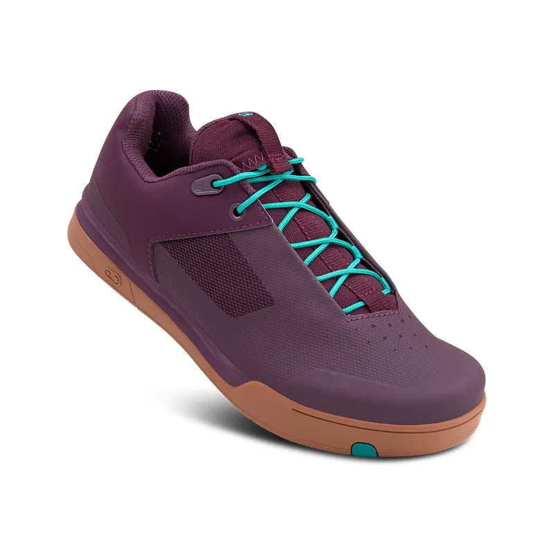 Crankbrothers Shoes Mallet Lace Purple / Teal Blue - Gum outsole