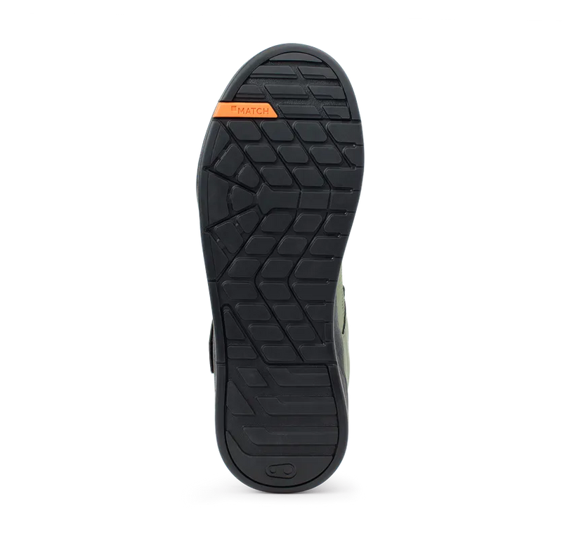 Crankbrothers Shoes Stamp Speedlace Green / Orange - Black outsole