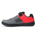 Crankbrothers Shoes Stamp Speedlace Grey / Red - Black outsole