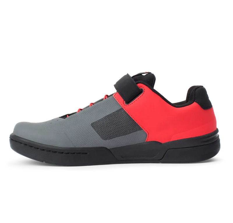 Crankbrothers Shoes Stamp Speedlace Grey / Red - Black outsole