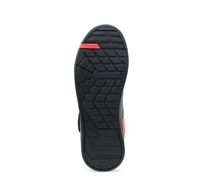 Crankbrothers Shoes Stamp Speedlace Grey / Red - Black outsole