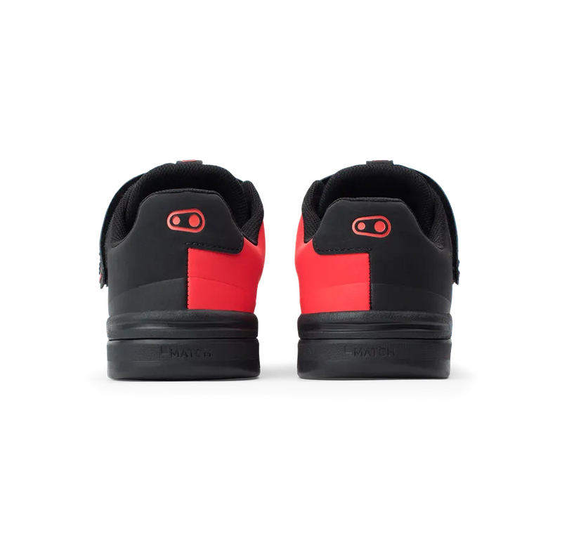 Crankbrothers Shoes Stamp Speedlace Grey / Red - Black outsole