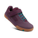 Crankbrothers Shoes Stamp Speedlace Purple / Teal Blue - Gum outsole