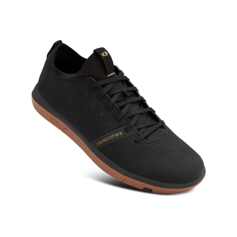 Crankbrothers Shoes Stamp Street Black / Gold - Gum outsole Fabio Wibmer