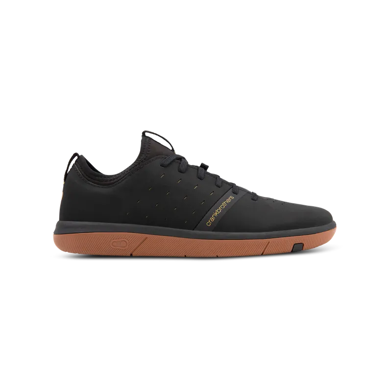 Crankbrothers Shoes Stamp Street Black / Gold - Gum outsole Fabio Wibmer