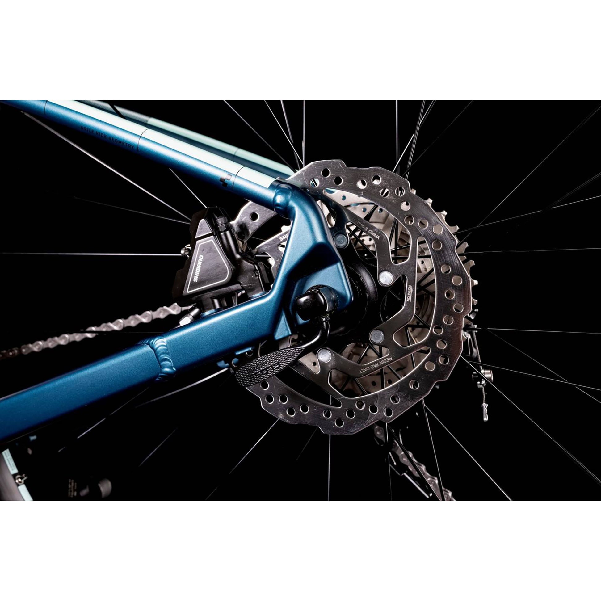Cube Access WS Pro Women's Hardtail Mountain Bike Metal Petrol 'n' Mint
