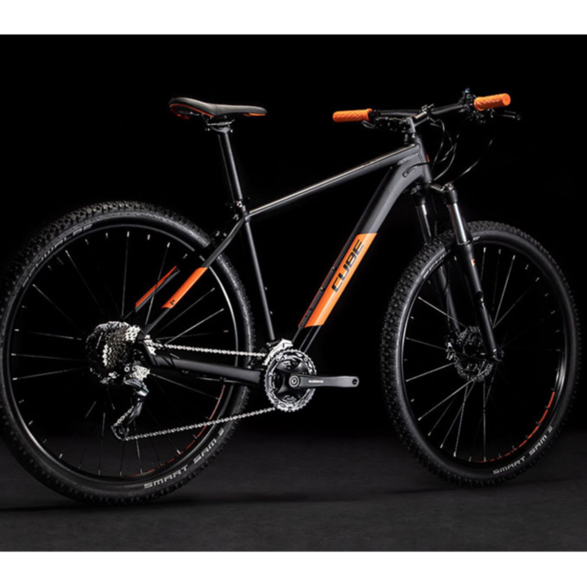 Cube Aim SL Hardtail Mountain Bike Black 'n' Orange