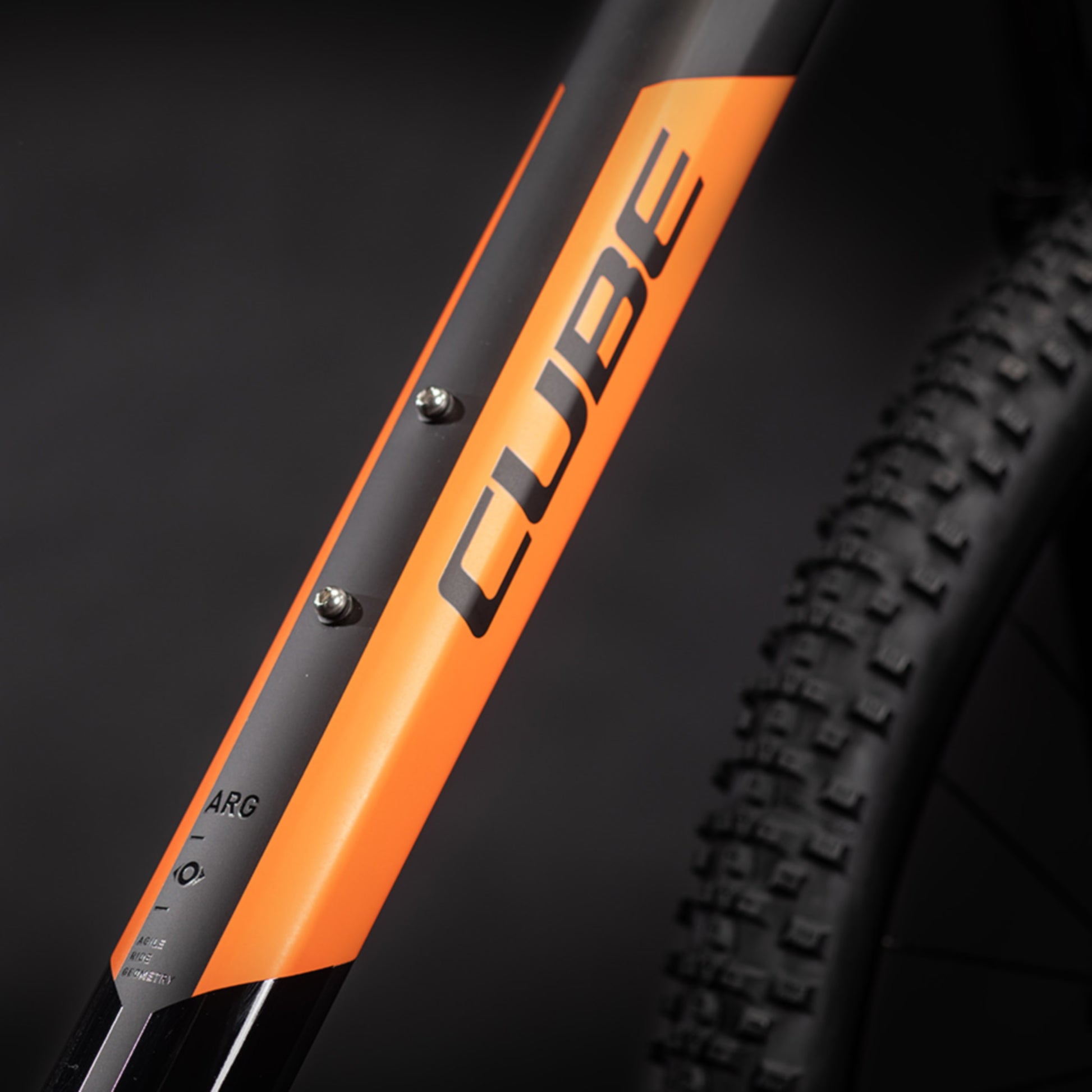 Cube Aim SL Hardtail Mountain Bike Black 'n' Orange