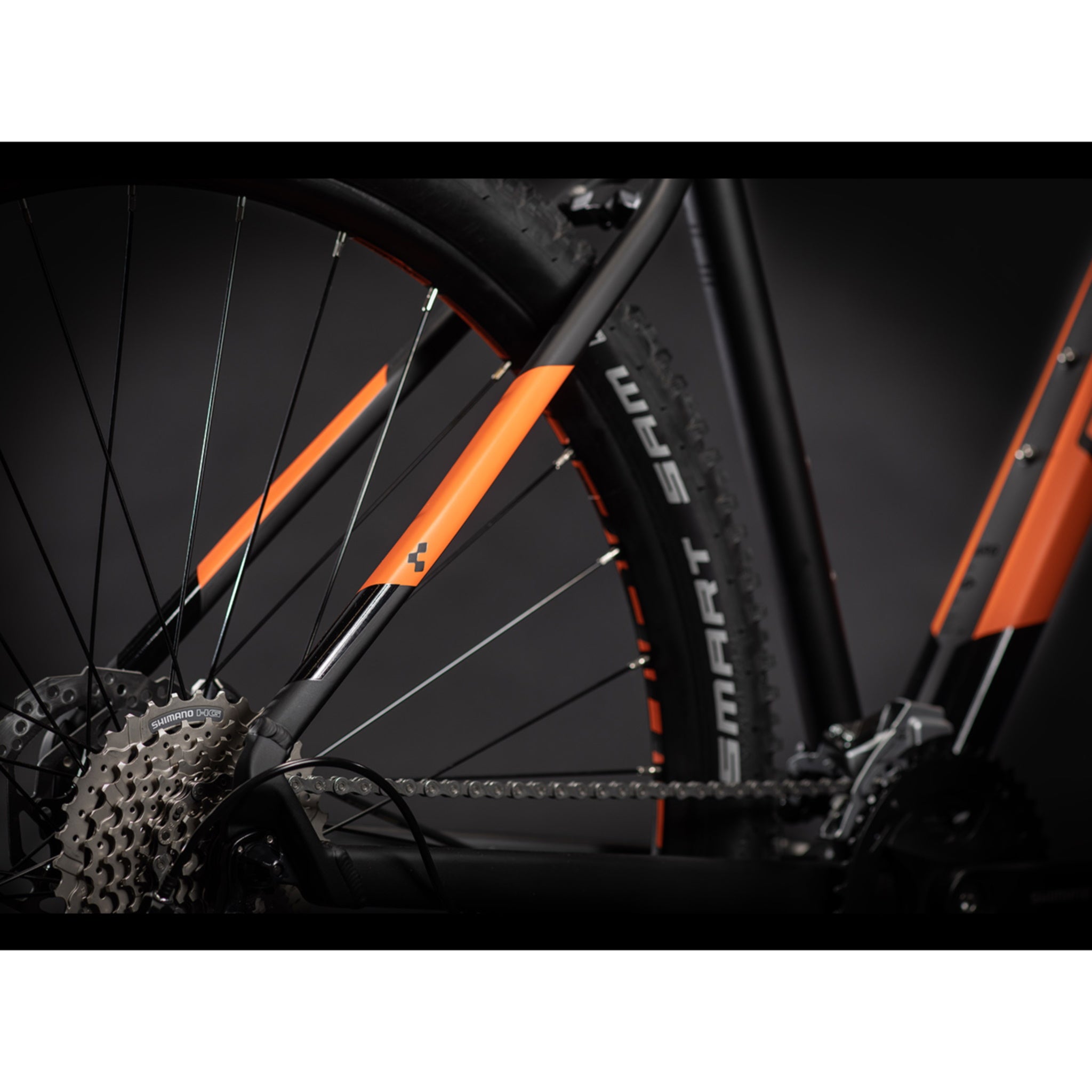 Cube Aim SL Hardtail Mountain Bike Black 'n' Orange