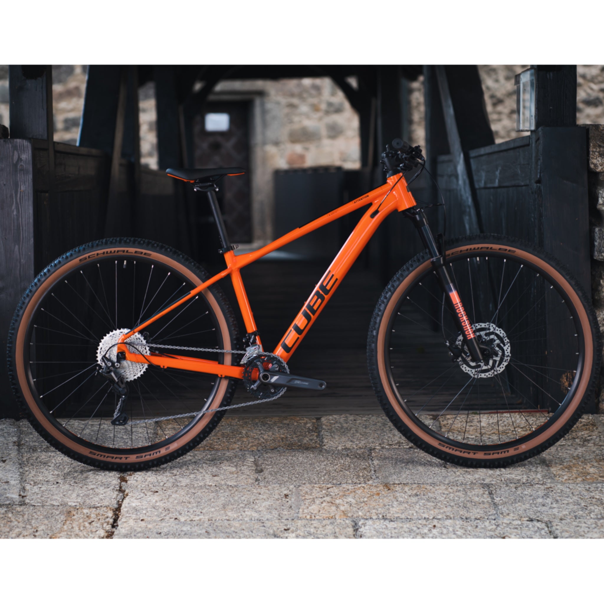 Cube Attention Hardtail Mountain Bike Burnt Orange 'n' Black
