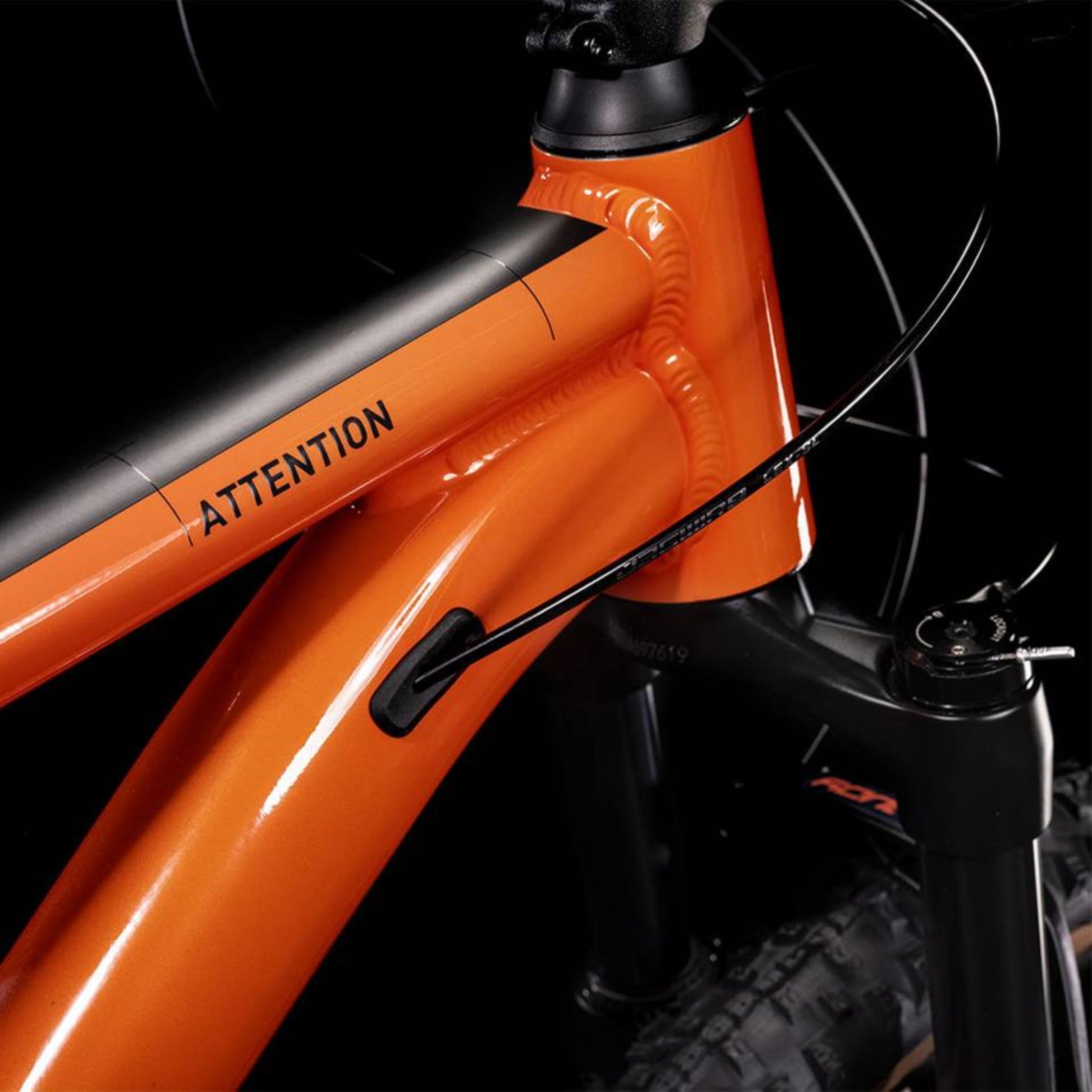 Cube Attention Hardtail Mountain Bike Burnt Orange 'n' Black