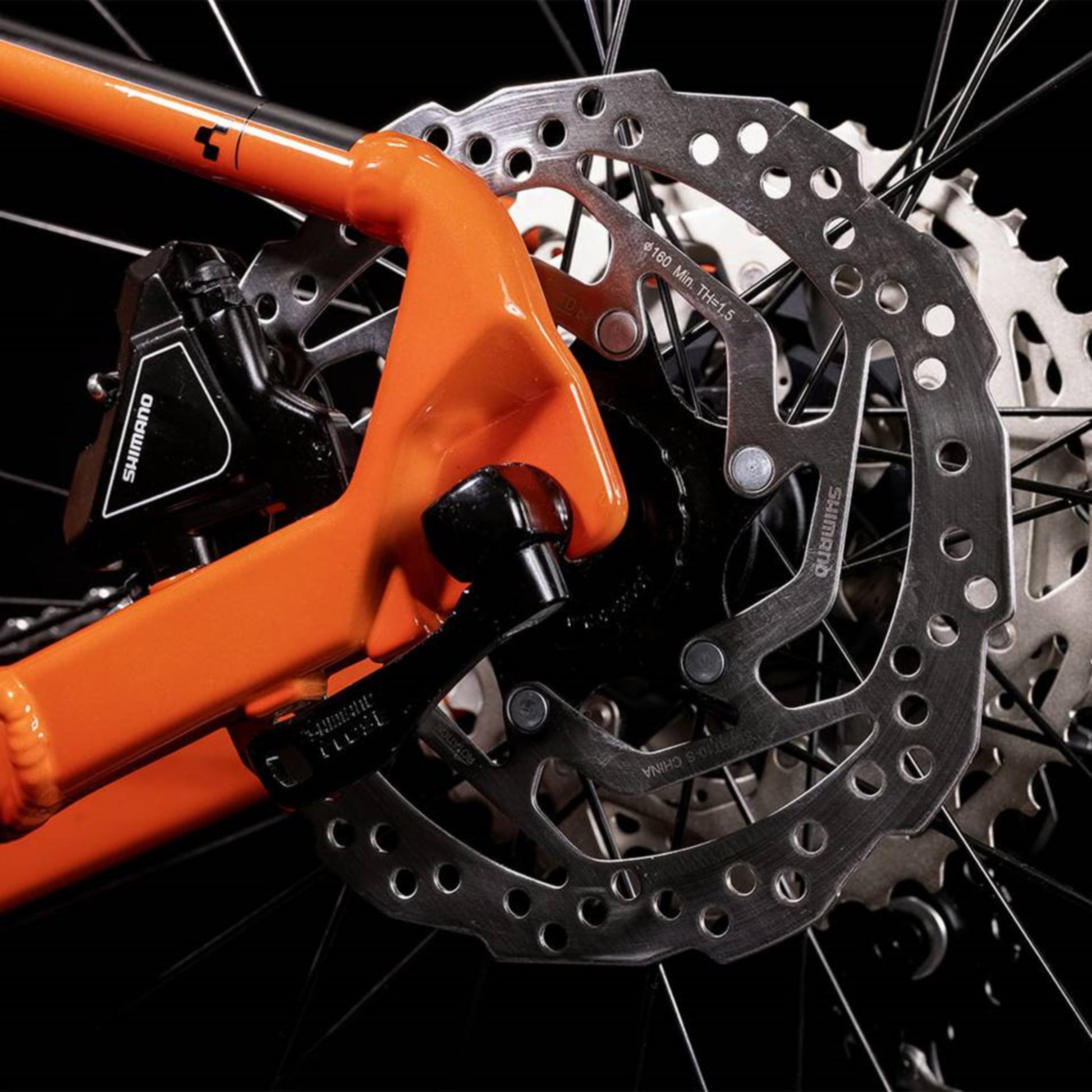 Cube Attention Hardtail Mountain Bike Burnt Orange 'n' Black