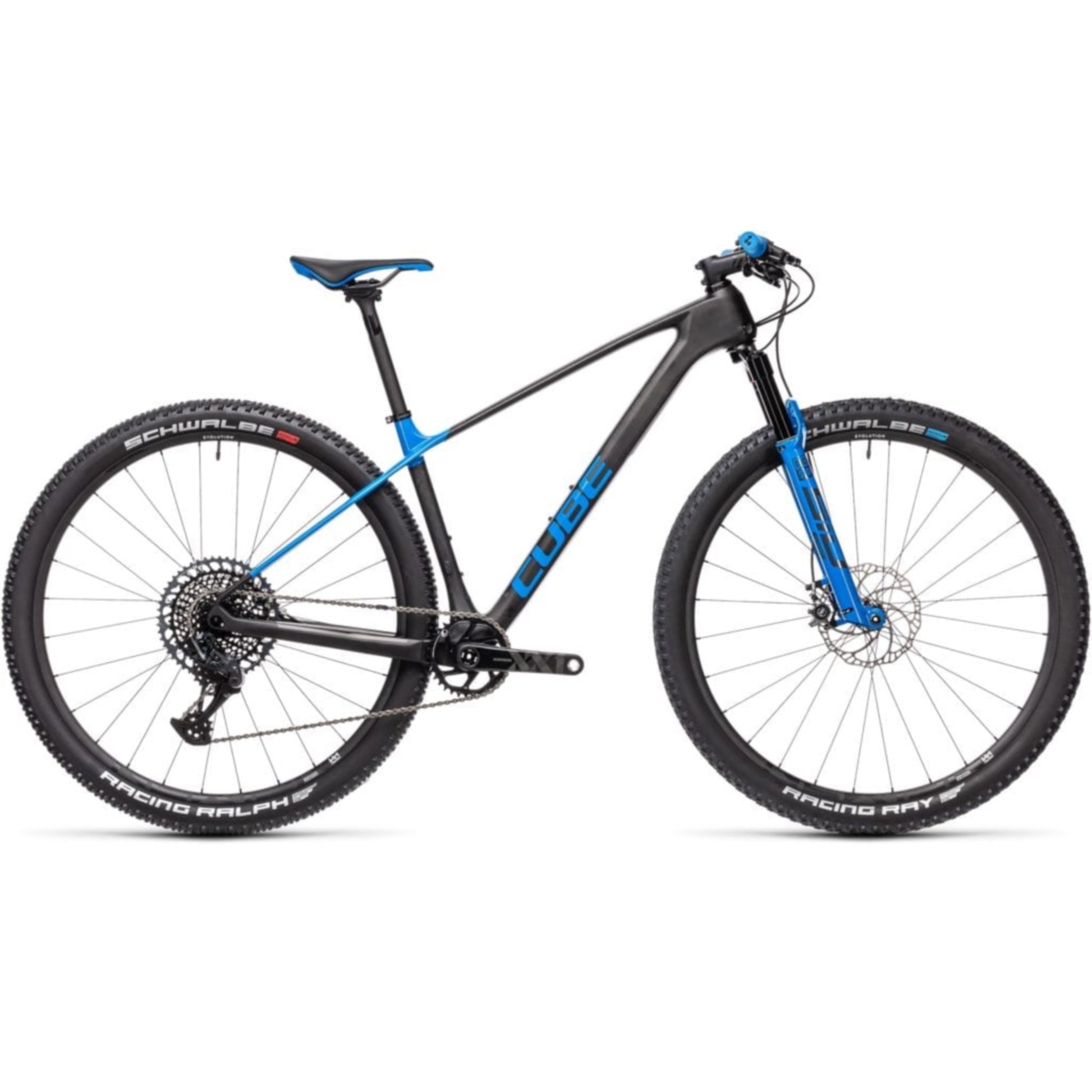 Cube Elite C:68X Race Cross-Country Race Bike Carbon 'n' Blue