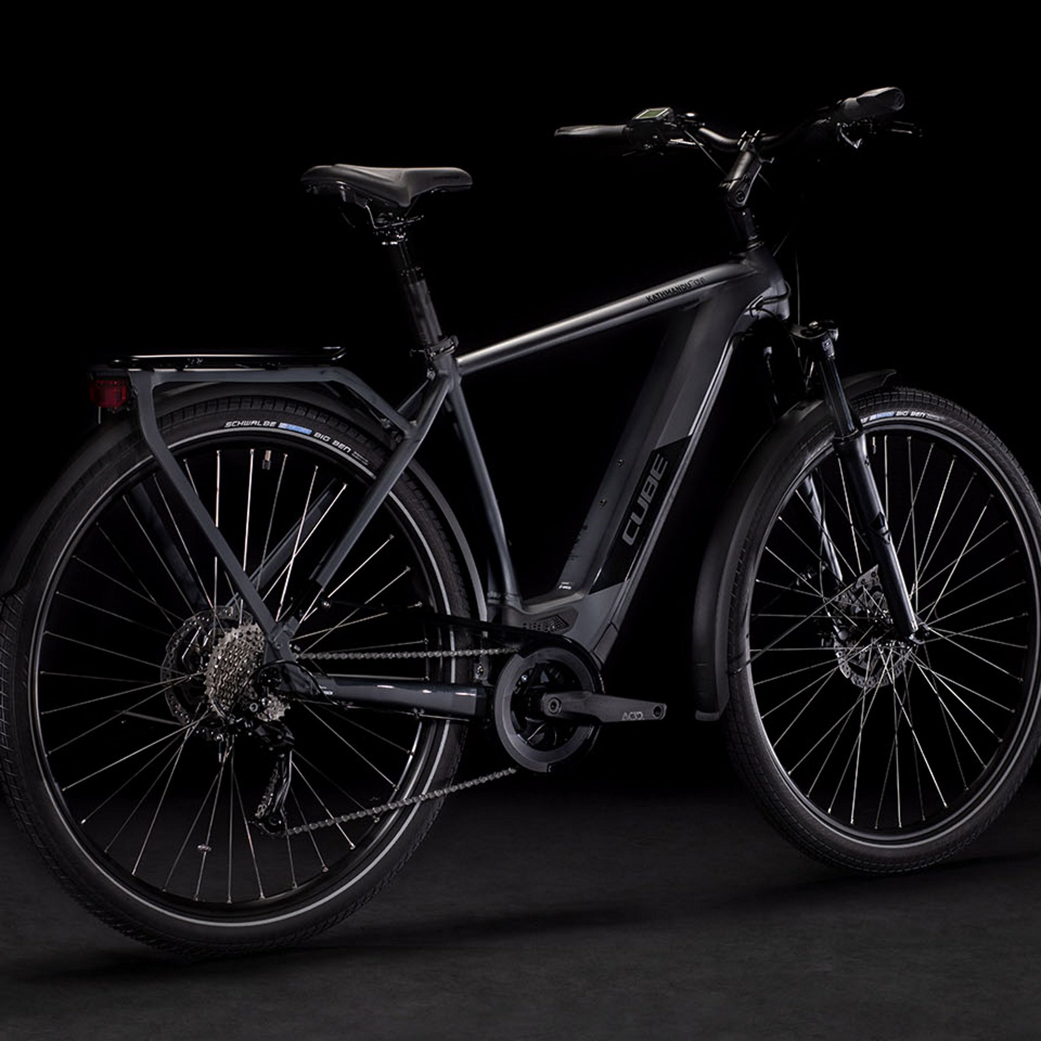 Cube Kathmandu Hybrid One Electric Bike 625wh Battery Iridium 'n' Black