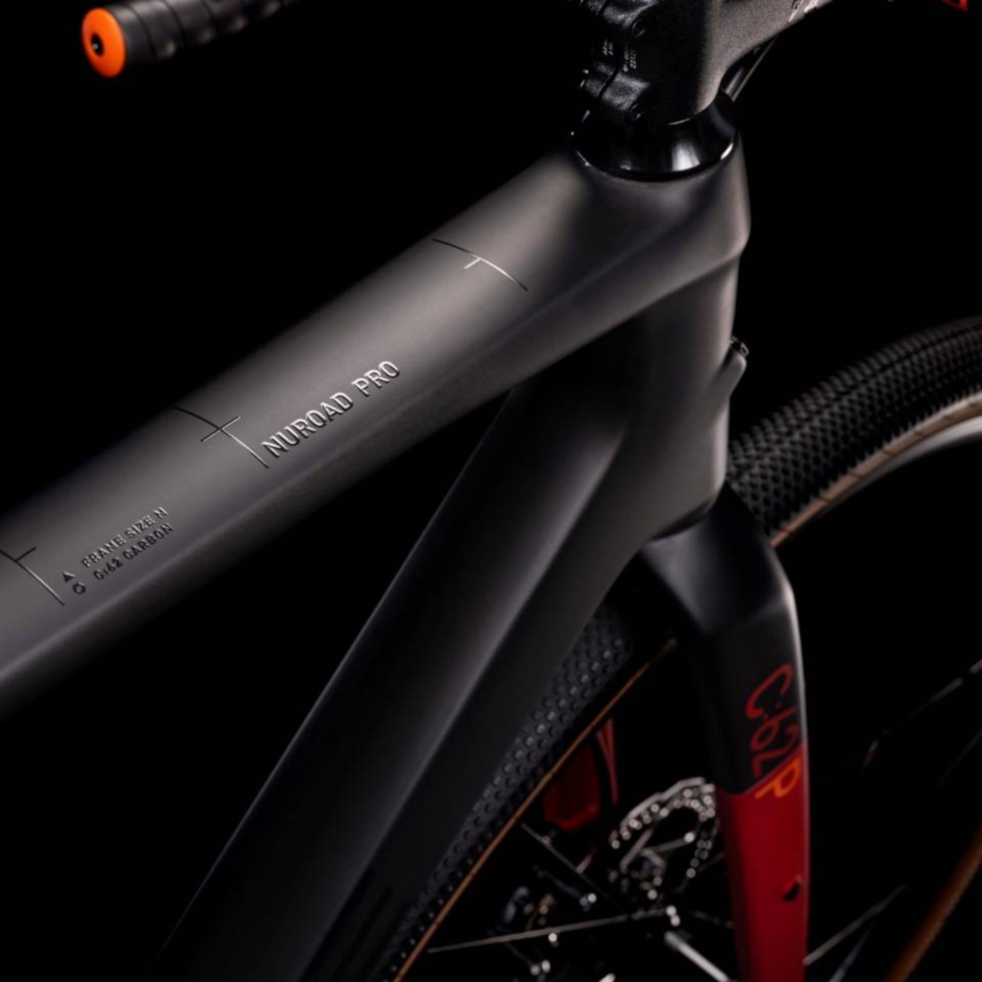 Cube Nuroad C:62 Pro Gravel Bike Carbon 'n' Red