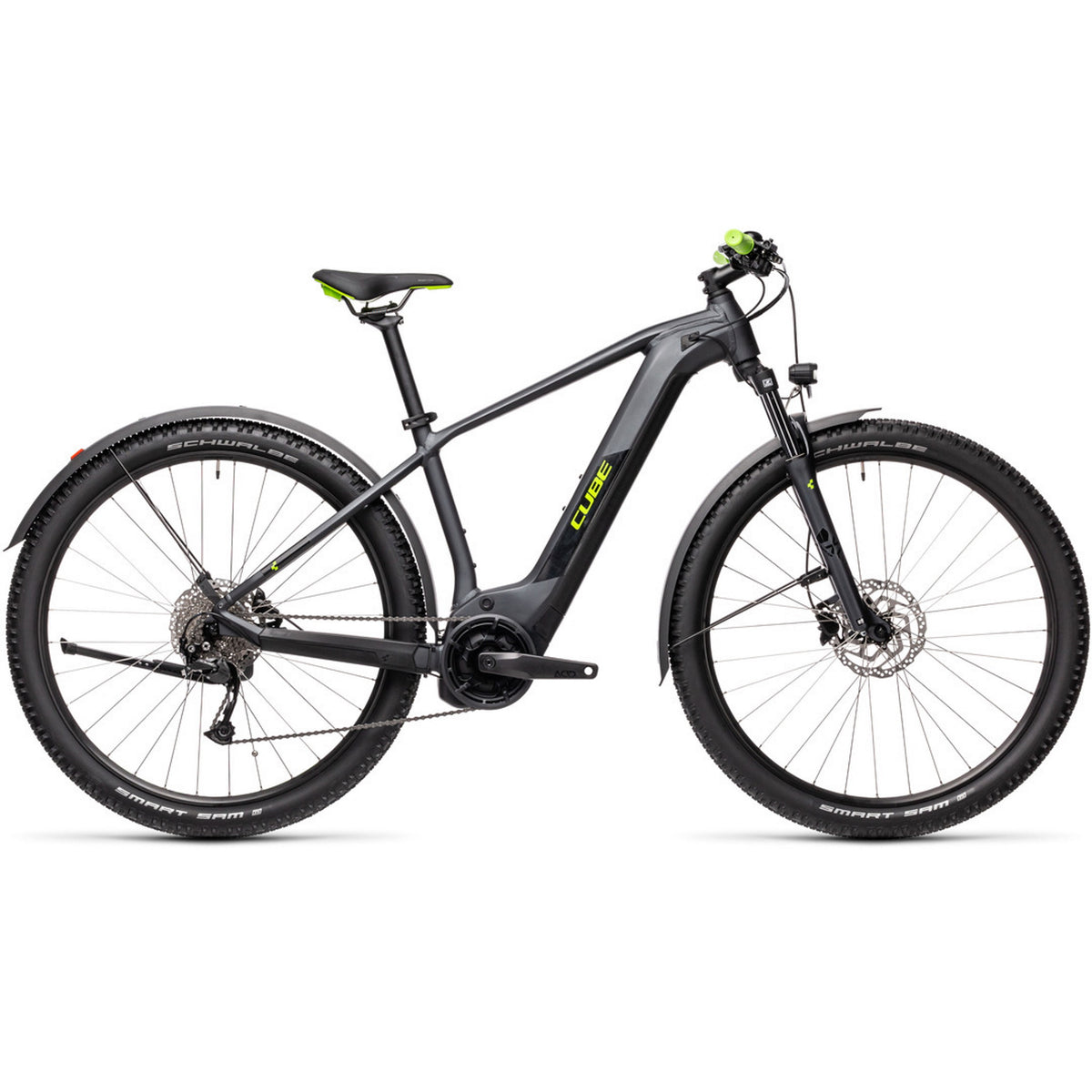 VTT électrique batterie 500 Wh : Cube Reaction Hybrid Pro 500 Allroad gris