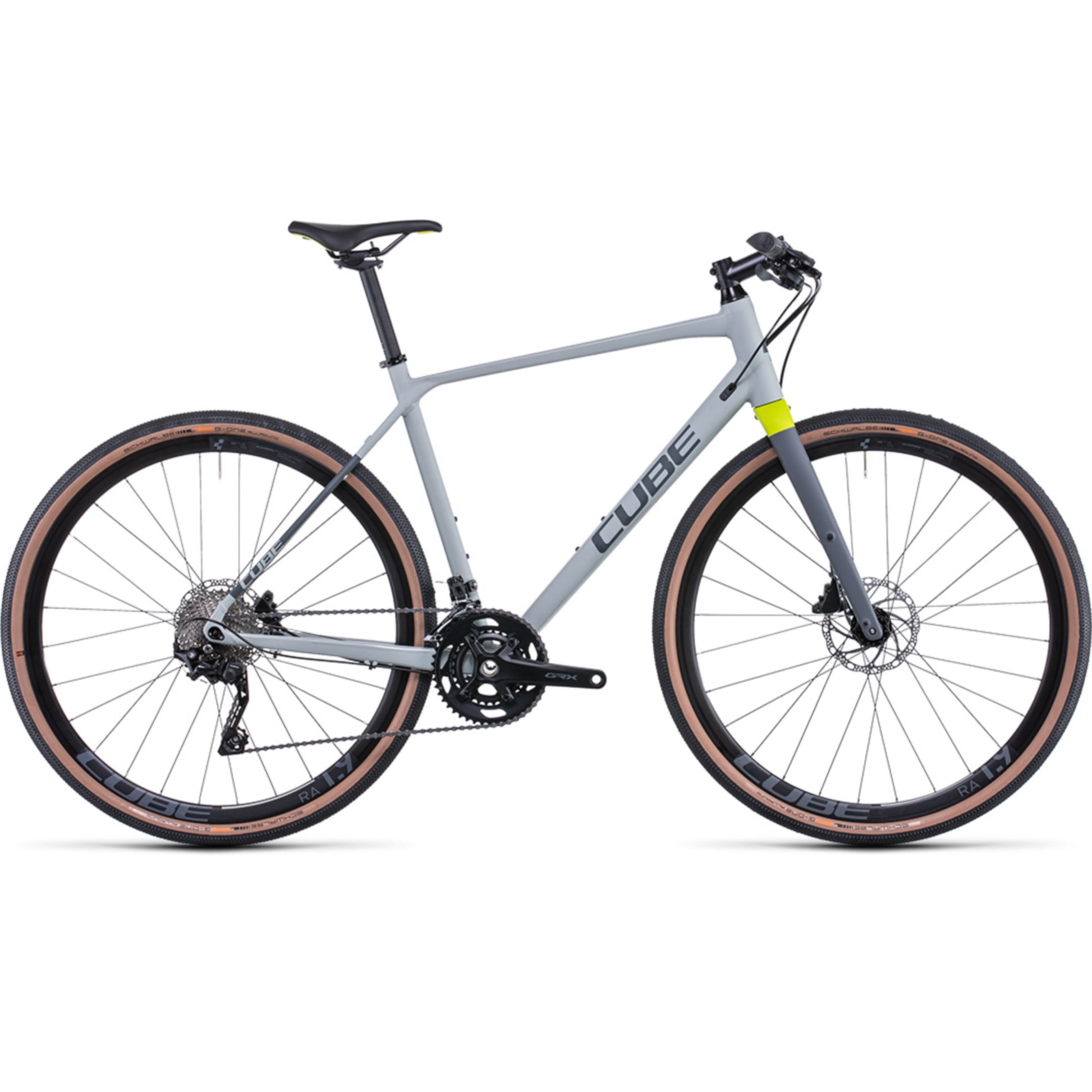 cube sl road gravel bike Cube SL Road Pro Commuter/Trekking Bike Lunar 'n' Green – 99bikes.co.nz