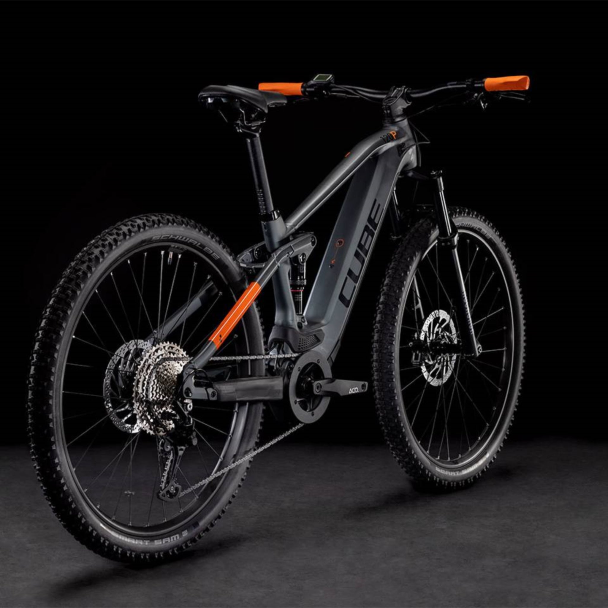 Cube Stereo Hybrid 120 Pro Electric Bike 625Wh Battery Flash Grey 'n' Orange MD