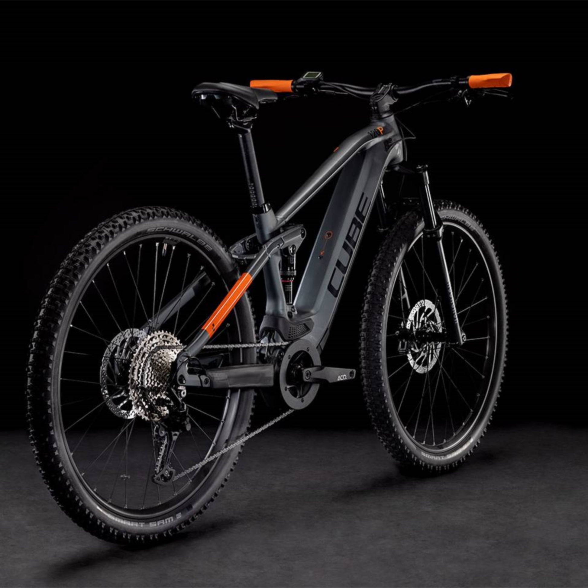 Cube Stereo Hybrid 120 Pro Electric Bike 625Wh Battery Flash Grey 'n' Orange