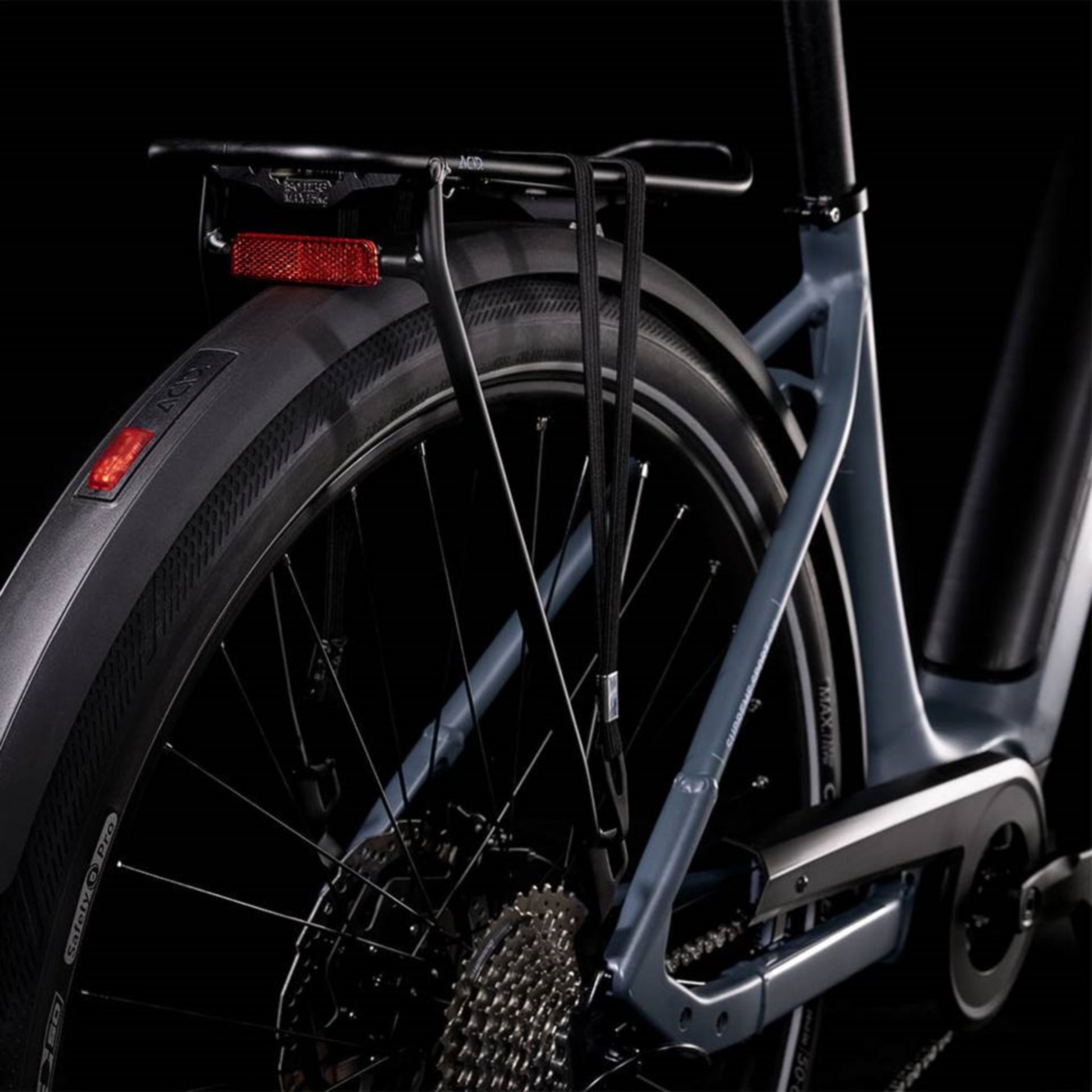 Cube Supreme Sport Hybrid One 400 Easy Entry Electric Bike 400Wh Battery Grey blue 'n' Blue