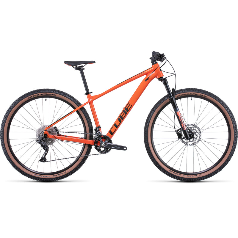 Cube Attention Hardtail Mountain Bike Burnt Orange 'n' Black