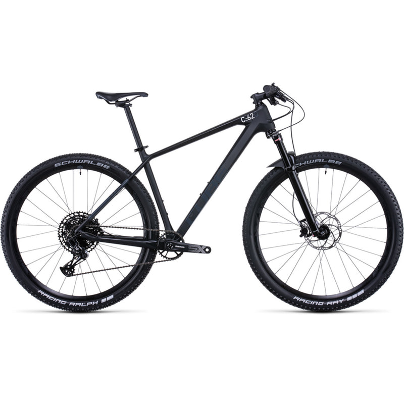 Cube Reaction C:62 One Cross Country Mountain Bike Carbon 'n' Grey