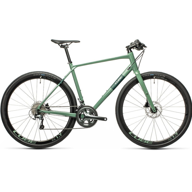 Cube SL Road Pro Commuter/Trekking Bike Grey Green 'n' Green