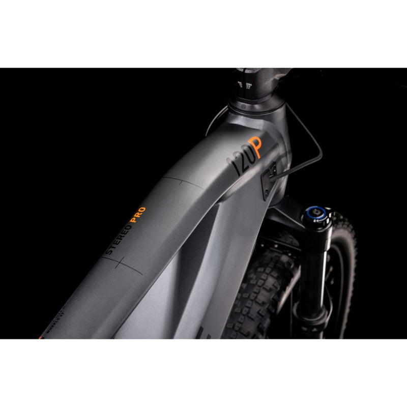 Cube Stereo Hybrid 120 Pro Electric Bike 625Wh Battery Flash Grey 'n' Orange