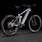 Cube Stereo Hybrid 160 HPC SL Electric Enduro Bike 750Wh Battery Polar Silver and Orange