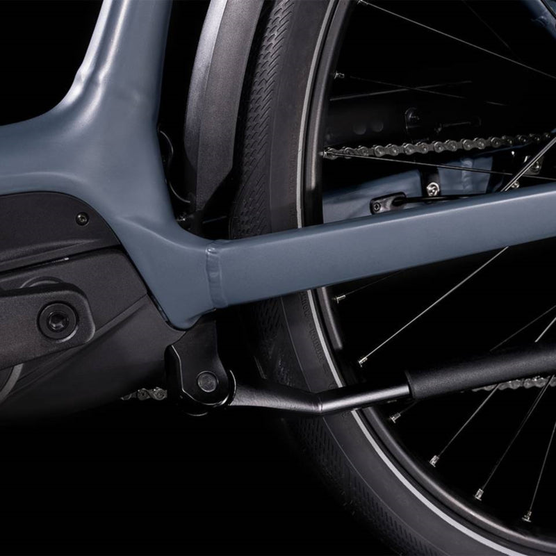 Cube Supreme Sport Hybrid One 400 Easy Entry Electric Bike 400Wh Battery Grey blue 'n' Blue