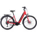 Cube Supreme Sport Hybrid Pro 500 Electric Bike 500Wh Battery Easy Entry Red 'n' Black